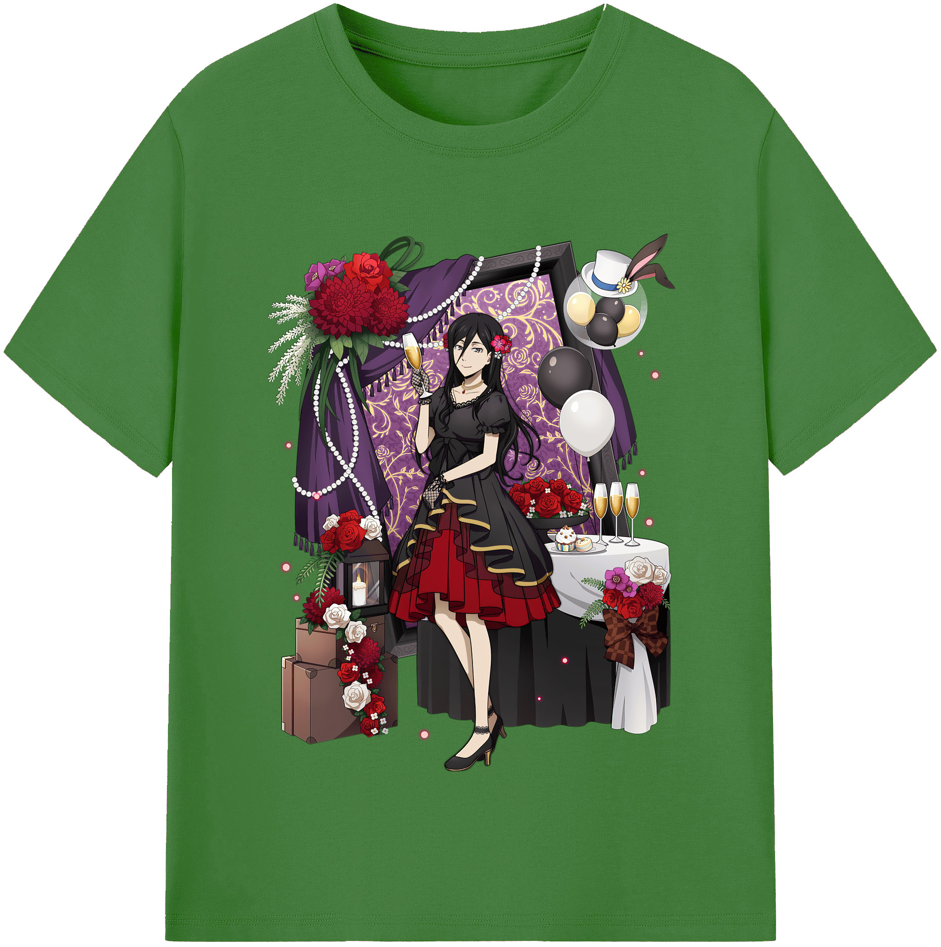 （画像用） 文豪ストレイドッグス Bungo Stray Dogs レディースカジュアルプリントTシャツ（綿100％）